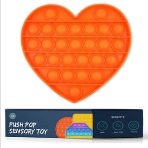 Orange Heart Fidget Toy